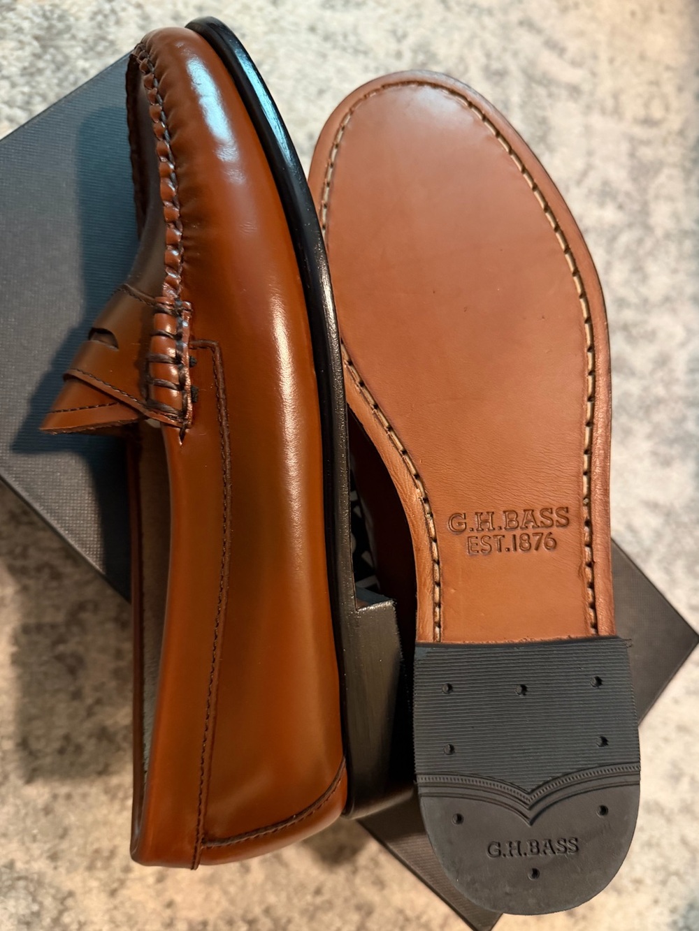 Bass Weejuns Loafers NEW IN BOX size 6 - Picture 4 of 7